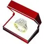 Dazzlingrock Collection 2.70 Carat (ctw) 10K Gold Round Cubic Zirconia Ladies Halo Bridal Engagement Ring Set