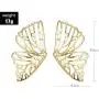 2 Pairs Cute Big Butterfly Stud Earrings s for Women Girls, Dainty Bohemian Gold Butterfly Wings Drop Dangle Earrings Jewelry 2 Pairs Cute Big Butterfly Stud Earrings s for Women Girls, Dainty Bohemian Gold Butterfly Wings Drop Dangle Earrings Jewelry