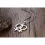 Gay & Lesbian Symbol LGBT Pride Pendant Necklace for Couples Stainless Steel Homosexuality Jewelry Gay & Lesbian Symbol LGBT Pride Pendant Necklace for Couples Stainless Steel Homosexuality Jewelry