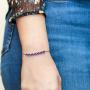 Gem Stone King Purple Amethyst 925 Sterling Silver Adjustable Bracelet 2.52 Ctw Gemstone Birthstone