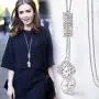 Amvie Long Necklace for Women Girls Sweater Chain Statement Necklace Choker Adjustable Elegant Jewelry Accessories Dressy Collocation Winter Evening Party Wedding (Style-A) Amvie Long Necklace for Women Girls Sweater Chain Statement Necklace Choker Adjustable Elegant Jewelry Accessories Dressy Collocation Winter Evening Party Wedding (Style-A)