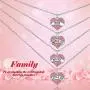 Hicarer 4 Pieces Big Sis Middle Sis Little Sis Mom Crystal Heart Shape Pendant Necklace Set Sister Family Jewelry for Sister Girls Kids Hicarer 4 Pieces Big Sis Middle Sis Little Sis Mom Crystal Heart Shape Pendant Necklace Set Sister Family Jewelry for Sister Girls Kids
