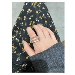 Smiling sunflower Transparent Acrylic Color Resin Ring Female Fashion Personality