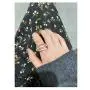 Smiling sunflower Transparent Acrylic Color Resin Ring Female Fashion Personality Smiling sunflower Transparent Acrylic Color Resin Ring Female Fashion Personality