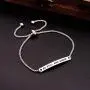 Dainty Cuff Bracelet - Be Still And Know - Christian Bangle Jewellery Gift for Her