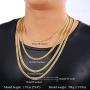 MMTTAO 18K Gold Plated Mens Cuban Curb/Figaro/Snake Chain Link Necklace for Pendant Men Women 5MM/6MM Wide Hip Hop Hiphop Mens Fashion Jewelry Gifts with 18K Stamp, 18Inches-32Inches