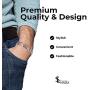 Elegant Mens Double Magnet Wide Copper Magnetic Therapy Bracelet Pain Relief for Arthritis and Carpal Tunnel