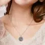 Urn Necklaces for Ashes Oxidized Silver 925 for Women,Cremation Jewelry for Ashes Keepsake Memorial Pendant Necklace Gifts for Best Friends