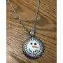 My Prime Gifts Snap Jewelry Clear Rhinestone Designer Halo & Stainless Steel Necklace Length 20-22'' Holds 18-20mm Standard Snaps My Prime Gifts Snap Jewelry Clear Rhinestone Designer Halo & Stainless Steel Necklace Length 20-22'' Holds 18-20mm Standard Snaps