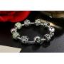 EVESCITY Silver Guardian Angel Wing w/Heart Bead Sterling Charm Fits Pandora & Similar Bracelets