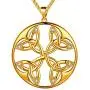 beautlace Celtic Knot Necklaces Silver/18K Gold/Black Gun Plated Round Good Luck Irish Celtic Knot Vintage Knot Pendant Birthday Gift for Women Men KP0138 beautlace Celtic Knot Necklaces Silver/18K Gold/Black Gun Plated Round Good Luck Irish Celtic Knot Vintage Knot Pendant Birthday Gift for Women Men KP0138