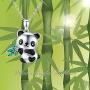 CHENGHONG Panda Necklace for Women Girls 925 Sterling Silver Cute Panda Stuffed Animal Pendant Necklace Panda Bear Gifts Christmas Jewelry