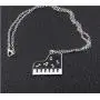 SEIRAA Piano Keyboard Necklace Music Jewelry for Women Girls Piano Gifts Music Lovers Jewelry