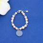 FAADBUK Christian Mustard Seed Pearl Bracelet Religious Mustard Seed Pearl Jewelry Christian Inspirational Gift for Women Girls Kids