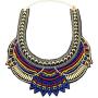 AccessCube Fashion Handmade Ethnic Choker Necklace Bib Collar Multicolor Beads Statement Necklace Boho Women Jewelry