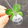 Detailed 11:11 Angel Wing Necklace Make A Wish Jewelry