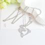 Silver Musical Note Necklace Pendant Treble Clef Music Jewelry for Women Girlfriend Daughter