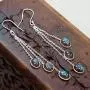 Labradorite Earrings Long Earrings, 925 Sterling Silver Earrings Womens Jewelry Party Birthday Mothers Gift 3'' Labradorite Earrings Long Earrings, 925 Sterling Silver Earrings Womens Jewelry Party Birthday Mothers Gift 3''