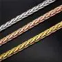 U7 Cuban Chain,Snake Chain Set,18K Real Gold Plated 5MM-8MM Wide Necklace or Wrist Link,Length 8.3 Inch-30 Inch,Send Gift Box