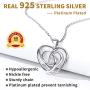 ChicSilver 925 Sterling Silver Good Luck Irish Celtic Knot Necklaces Vintage Triangle/Cross/Round Pendant Necklaces Gift for Women (with Gift Box)