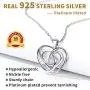 ChicSilver 925 Sterling Silver Good Luck Irish Celtic Knot Necklaces Vintage Triangle/Cross/Round Pendant Necklaces Gift for Women (with Gift Box) ChicSilver 925 Sterling Silver Good Luck Irish Celtic Knot Necklaces Vintage Triangle/Cross/Round Pendant Necklaces Gift for Women (with Gift Box)