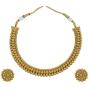 MUCH-MORE Traditional South Indian Style Necklace Earrings for Wedding And Party Wear for Girls And Women