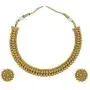 MUCH-MORE Traditional South Indian Style Necklace Earrings for Wedding And Party Wear for Girls And Women
