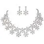 EVER FAITH Lots Snowflake Austrian Crystal Necklace Earrings Set EVER FAITH Lots Snowflake Austrian Crystal Necklace Earrings Set