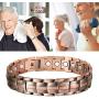 BTOP Details About  Mens Strong Bio Magnetic Healing Therapy Bracelet for Arthritis Pain Relief