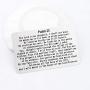 FUSTYLE Psalm 23:4 Bible Verse Dog Tag Keyring/Necklace Christian Jewelry Religious Inspirational Gift