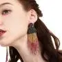 Luluping Long Beaded Tassel Earrings – Big Boho Native Handmade Bead Dangle Earrings for Women, Bohemian Large Statement Beaded Drop Fringe Earrings Luluping Long Beaded Tassel Earrings – Big Boho Native Handmade Bead Dangle Earrings for Women, Bohemian Large Statement Beaded Drop Fringe Earrings