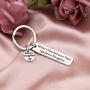 HOLLP Wedding Jewelry Stepdaughter Gift When I Married Your Dad I Gained A Daughter Keychain Bonus Daughter Gift from Stepmom