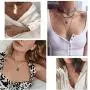 PROSTEEL Stainless Steel Initial Name Necklace for Men Women, A to Z Initials, Gold/Silver/Black Tone, 18inch-20inch Adjustable, Customize Name/Text, Come Gift Box