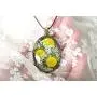 Jewelryland Handmade Dry Processed Real Flower Daisy/Chrysanthemum/Forget Me Not Pendant Necklace Jewelryland Handmade Dry Processed Real Flower Daisy/Chrysanthemum/Forget Me Not Pendant Necklace