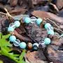 Triple Stone Ultimate Student Bracelet – Studying, Mental Focus and Memory – Turquoise – Crystal Quartz – Tiger Eye – Bracelet for Student – Focus Bracelet - Gemstone Beaded Stretch Bracelet (10mm)