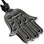 Hamsa Hebrew Chai Magic Protection Amulet Jewelry Hamza Khamsa God Palm Hand of Fatima Power Strength Deflecting Evil Eye Pewter Mens Pendant Necklace Lucky Charm Wealth Talisman with Adjustable Cord Hamsa Hebrew Chai Magic Protection Amulet Jewelry Hamza Khamsa God Palm Hand of Fatima Power Strength Deflecting Evil Eye Pewter Mens Pendant Necklace Lucky Charm Wealth Talisman with Adjustable Cord