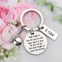 FUSTMW Bowling Ball Keychain Bowling Team Gifts Bowling Coach Keychain Bowling Player Inspiration Gifts for Bowling Lovers Jewelry Take Pride in How Far You Have Come
