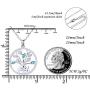 Distance Mother and Child Lovely Elephant for Women Heart Pendant Necklace 925 Sterling Silver Animal Jewelry for Mom Daughter