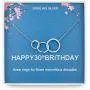 30th Birthday Gifts, Sterling Silver Necklace, Three Rings for Each Ten Years, Jewelry Gift Idea 30th Birthday Gifts, Sterling Silver Necklace, Three Rings for Each Ten Years, Jewelry Gift Idea