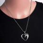 Heart Pendant Necklace by Luvalti - Horse Heart Jewelry - Family and Friends Jewelry Gift