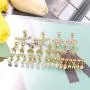 YADOCA 14 Pairs Stainless Steel Ear Cartilage Piercing Earrings Helix Tragus Barbell for Women Men Moon Star Heart Flower CZ Stackable Cartilage Earrings Set Silver-tone Rose Gold-tone Rose Gold-tone