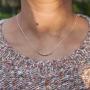 RareLove I Love You Morse Code Necklace 925 Sterling Silver Beads Two Tone Secret Message Wife Sister Friends Valentines Gift For Her Women Girls