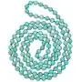 PEARLADA Long Turquoise Tigers Eye Beads Endless Necklaces Handmade Gemstone Jewelry for Women Girls Pearl Necklace 47.5'' PEARLADA Long Turquoise Tigers Eye Beads Endless Necklaces Handmade Gemstone Jewelry for Women Girls Pearl Necklace 47.5''