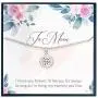 Gift for Mother of The Groom Necklace Gift for Mom on Wedding Day Gift for Maid of Honor Gift for Bridesmaid Proposal Gift