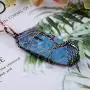 Bivei Tree of Life Copper Wire Wrapped Natural Quartz Necklace Reiki Healing Crystal Point Chakra Pendant Jewelry Gift for Women Bivei Tree of Life Copper Wire Wrapped Natural Quartz Necklace Reiki Healing Crystal Point Chakra Pendant Jewelry Gift for Women