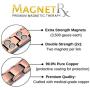 MagnetRX® Pure Copper Magnetic Therapy Bracelet - Arthritis Pain Relief & Carpal Tunnel Magnetic Copper Bracelets for Men - Adjustable Length with Sizing Tool (Leo Style)