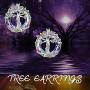 TOUPOP Tree of Life Earring Stud s925 Sterling Silver Family Tree Earring Jewelry with Crystal Gifts for Women Mom Teen Girls Birthday Mothers Day