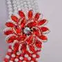 laanc Jewellery 8 Rows Red and Multicolor Gradient Crystal African Beads Nigerian Wedding Jewelry Sets laanc Jewellery 8 Rows Red and Multicolor Gradient Crystal African Beads Nigerian Wedding Jewelry Sets