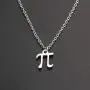 WUSUANED Pi Symbol Pendant Necklace Mathematical Jewelry Gift for Math Teacher