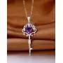 HXZZ Fine Jewelry Gifts for Women Natural Gemstone Pendant Necklace and Ring